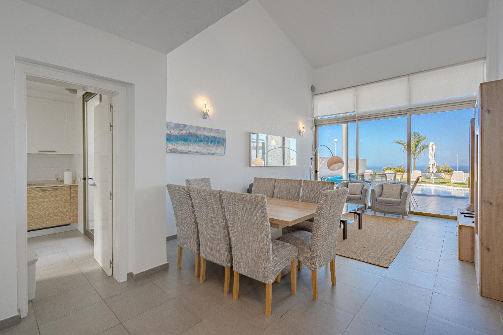 Villa Elisabetta, Luxury Villa With Heated Pool Ocean View In Adeje, Tenerife Costa Adeje  Bagian luar foto